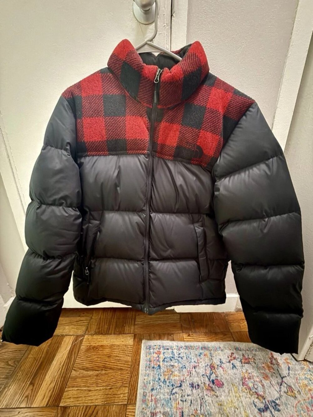 North Face RARE Jacket Mens Large Plaid 700 Fill Down Puffer Nuptse 1996